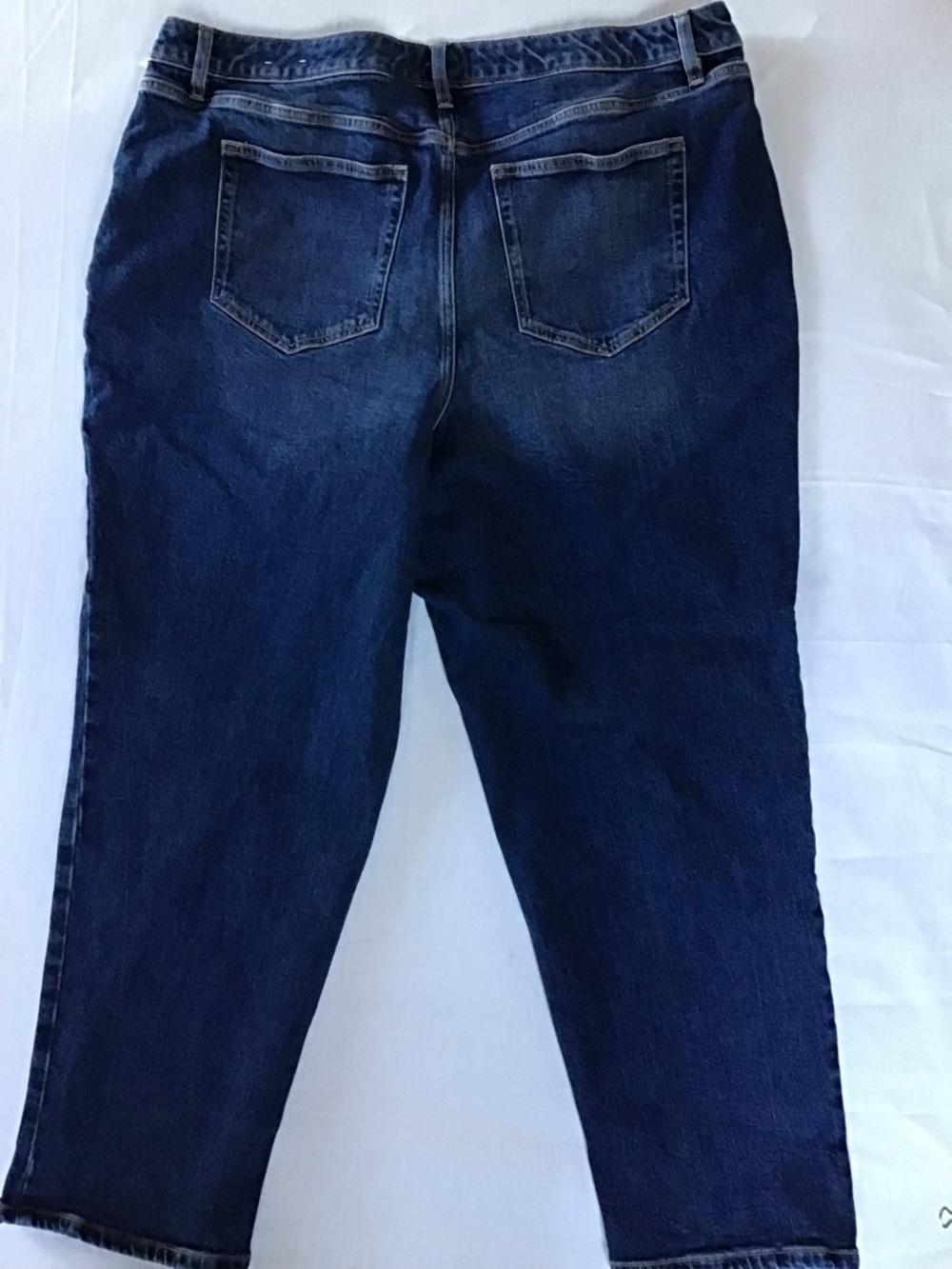 Lane Bryant Dark Blue Cropped Jeans - Picture 5 of 10